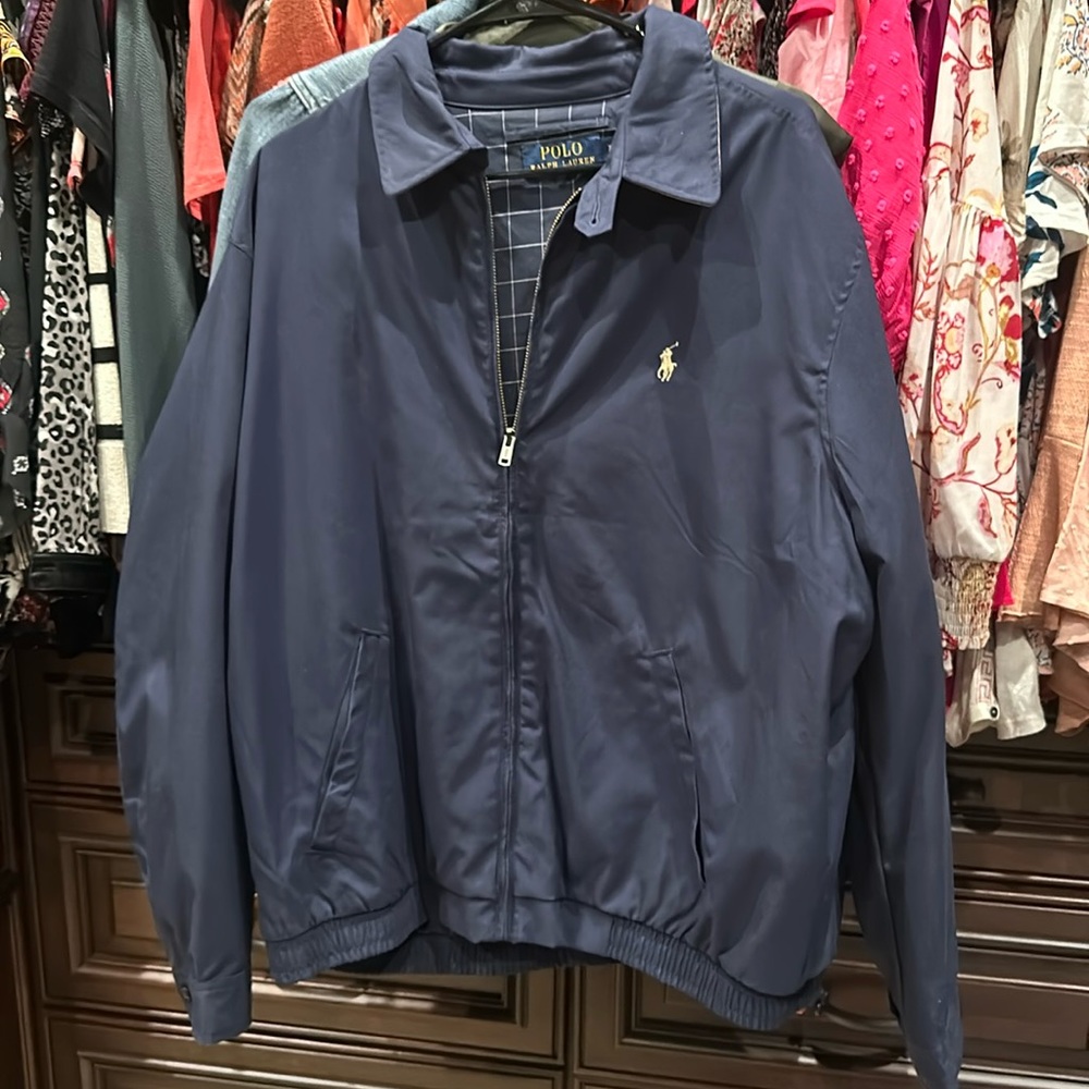 Polo by Ralph Lauren varsity jacket Size XL Navy